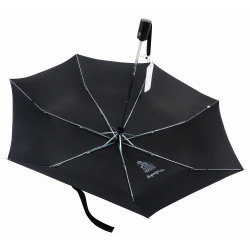 Parapluie Oméga "Équation de Boltzmann" à manche télescopique en 3 parties.