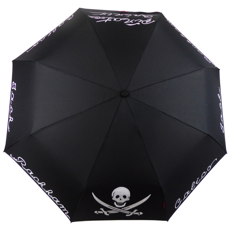 Parapluie Epsilon "Calico Jack" au légendaire pavillon du pirate Jack Rackham !