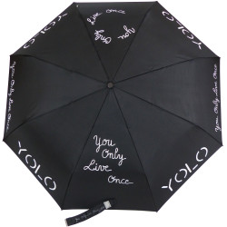 Parapluies Charlie's playing "YOLO", un parapluie pour vivre intensément !