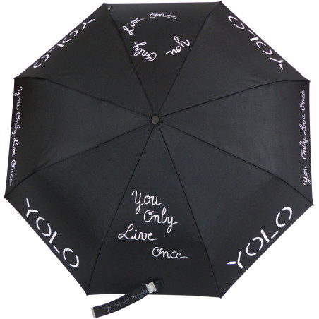 Parapluies Charlie's playing "YOLO", un parapluie pour vivre intensément !